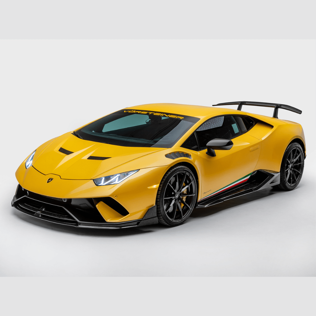 Vorsteiner 1040LOV Lamborghini Huracan Performante Vicenza Edizione Aero Front Fenders w/Integrated Vents and Splash Shields (Carbon Matrix) Supercar Parts UK