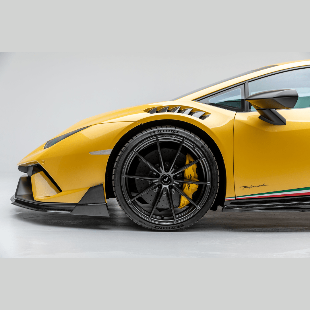 Vorsteiner 1040LOV Lamborghini Huracan Performante Vicenza Edizione Aero Front Fenders w/Integrated Vents and Splash Shields (Carbon Matrix) Supercar Parts UK