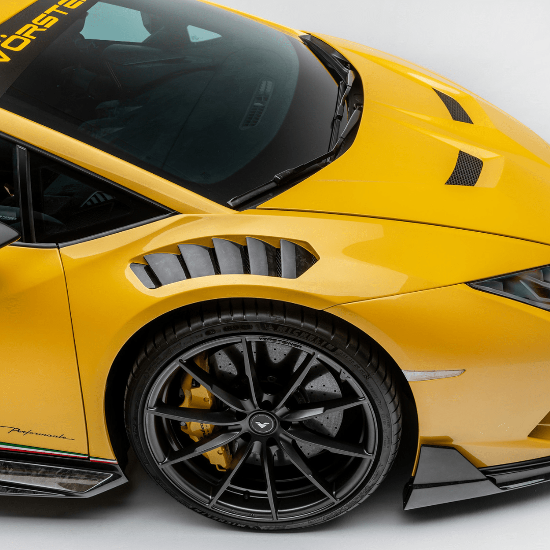 Vorsteiner 1040LOV Lamborghini Huracan Performante Vicenza Edizione Aero Front Fenders w/Integrated Vents and Splash Shields (Carbon Matrix) Supercar Parts UK