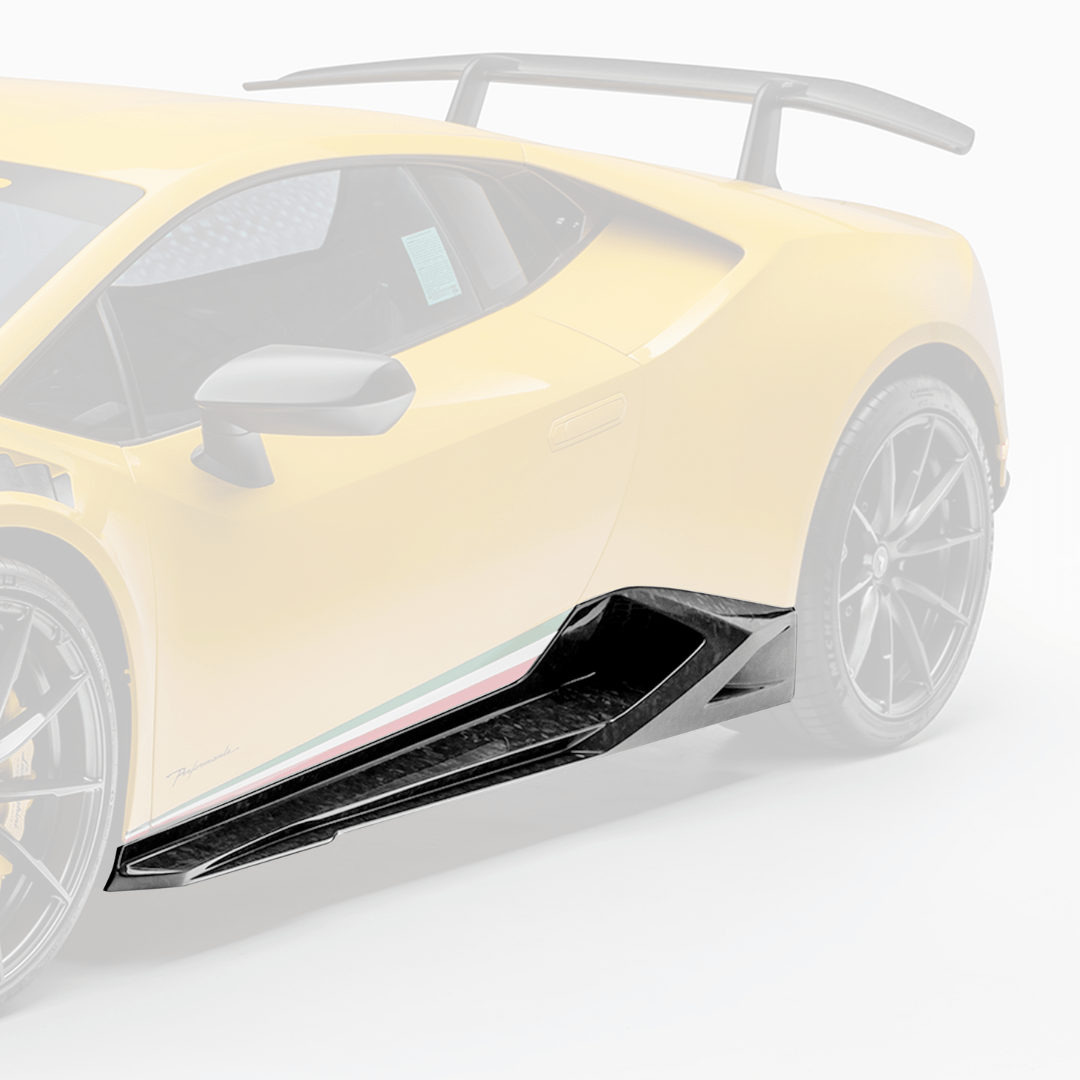Vorsteiner 1030LOV Lamborghini Huracan Performante Vicenza Edizione Aero Side Blades (Carbon Matrix) Supercar Parts UK