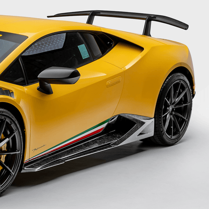 Vorsteiner 1030LOV Lamborghini Huracan Performante Vicenza Edizione Aero Side Blades (Carbon Matrix) Supercar Parts UK