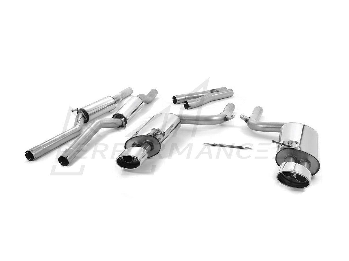 MillTek Audi B7 RS4 Valved & Non-Resonated Cat-Back Exhaust - Supercar Parts UK