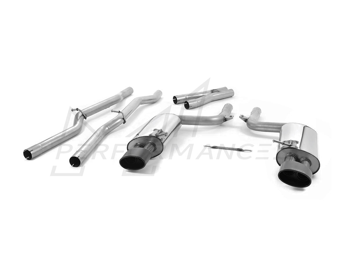 MillTek Audi B7 RS4 Valved & Non-Resonated Cat-Back Exhaust - Supercar Parts UK