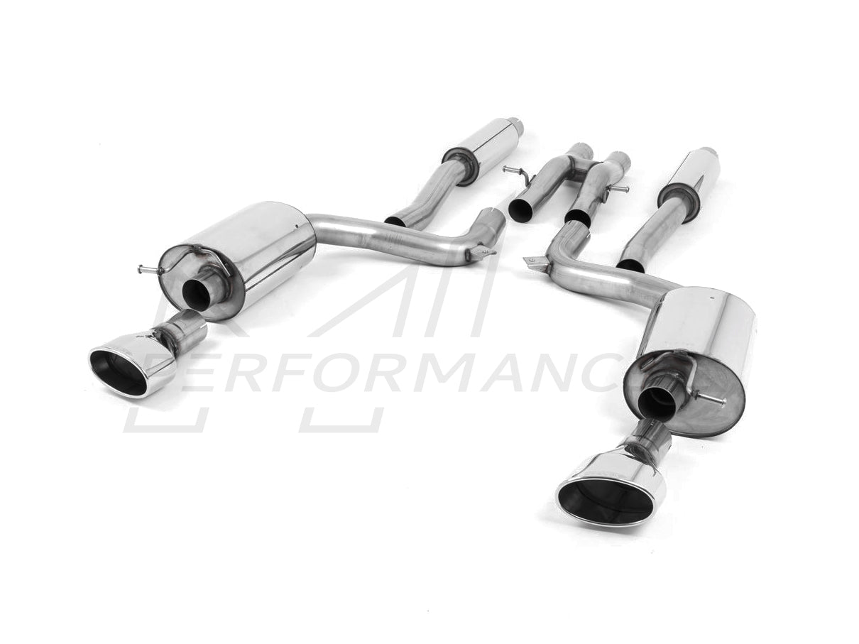 MillTek Audi B7 RS4 Valved & Non-Resonated Cat-Back Exhaust - Supercar Parts UK