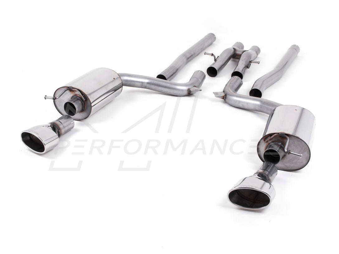 MillTek Audi C6 RS6 Resonated Cat-Back Exhaust - Supercar Parts UK