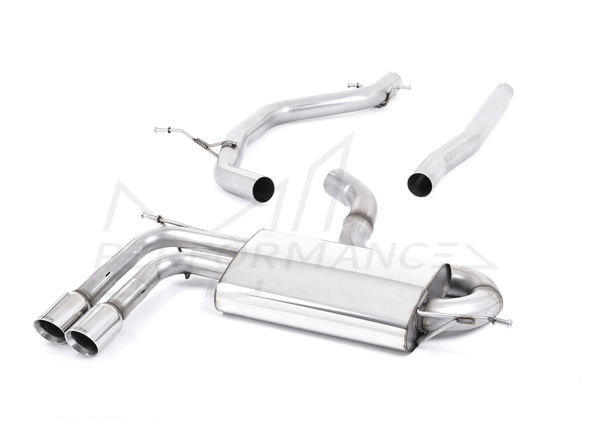 MillTek Volkswagen Audi DPF-Back Exhaust (Inc. 8P A3 & MK6 Golf GTD) - Supercar Parts UK