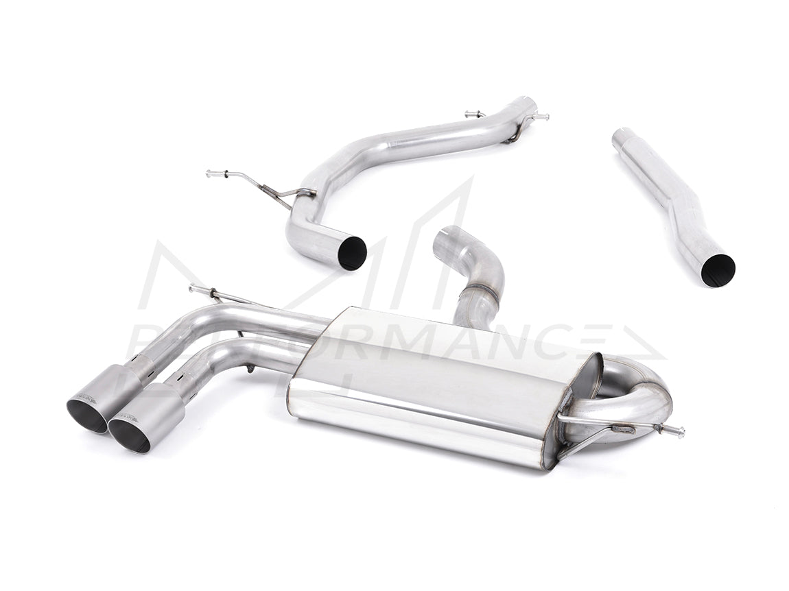 MillTek Volkswagen Audi DPF-Back Exhaust (Inc. 8P A3 & MK6 Golf GTD) - Supercar Parts UK