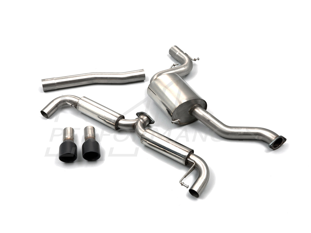 MillTek Volkswagen MK6 Golf GTi Part Resonated Cat-Back Race Exhaust - ML Performance US