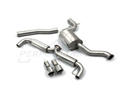 MillTek Volkswagen MK6 Golf GTi Part Resonated Cat-Back Race Exhaust - ML Performance US