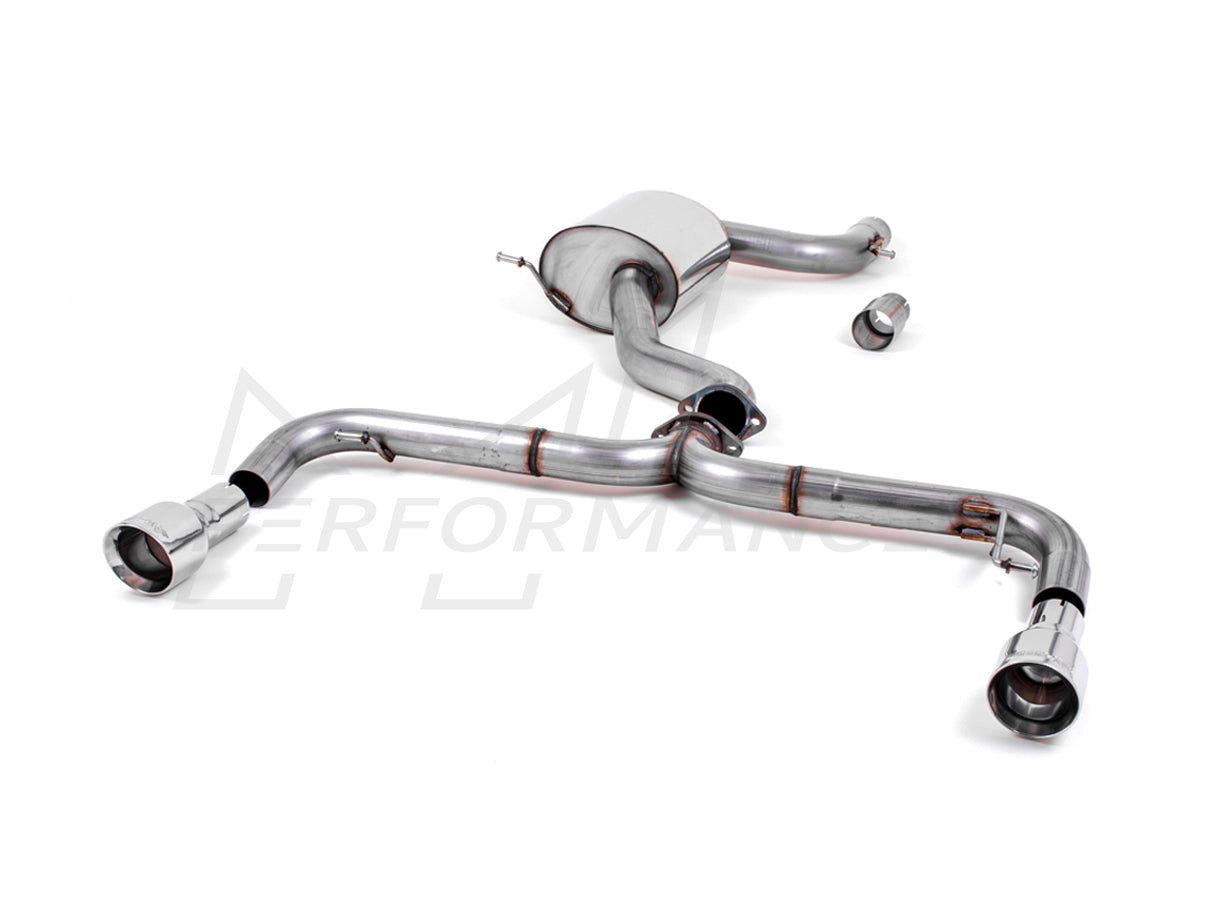 MillTek Volkswagen MK6 Golf GTi Part Resonated Cat-Back Race Exhaust - ML Performance US