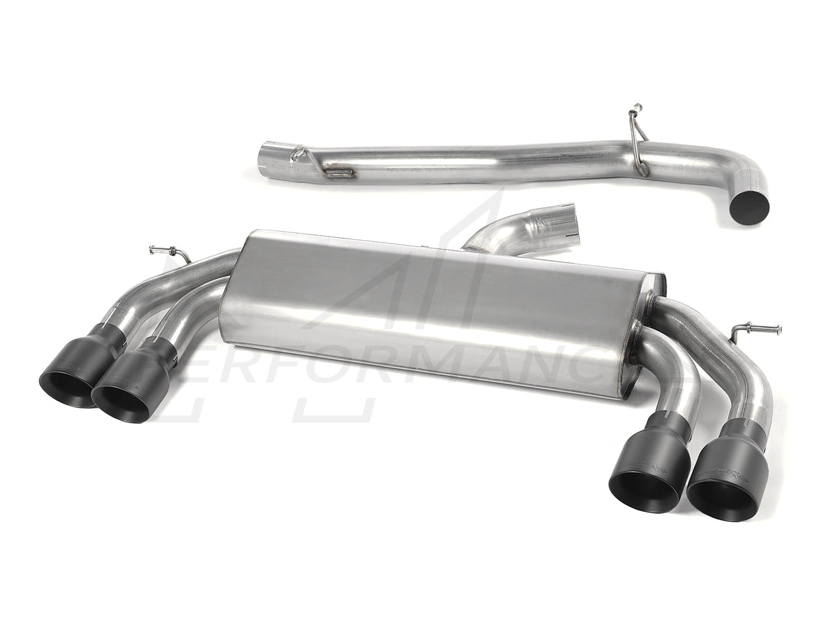 MillTek Volkswagen Golf Mk7.5 R Cat-Back Exhaust 2.0 TSI 300PS (GPF Equipped Models Only) - Supercar Parts UK