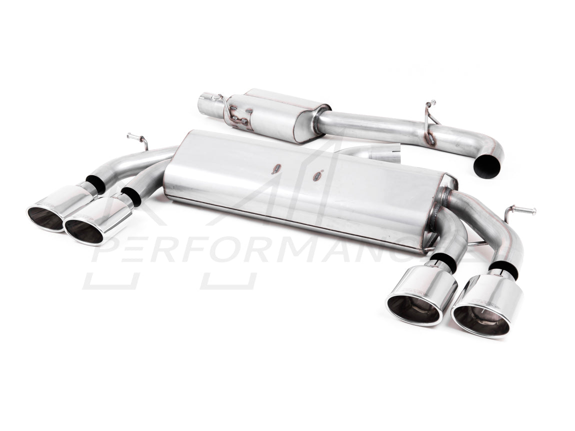 MillTek Volkswagen MK7 & MK7.5 Golf R Cat-Back Exhaust (Non-GPF Equipped Models Only) - Supercar Parts UK