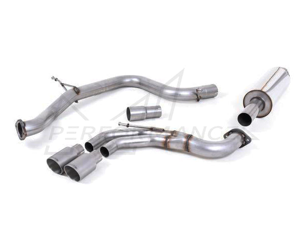 MillTek Volkswagen Golf MK7 GTD 2.0 TDI 185PS Cat-Back Exhaust - Supercar Parts UK