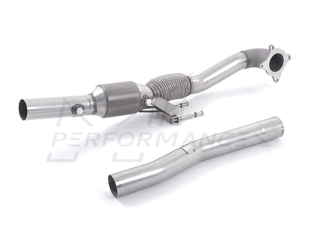 MillTek Volkswagen Golf GTi MK6 Large Bore Downpipe and Hi-Flow Sports Cat 2.0 TSI 210PS - Supercar Parts UK