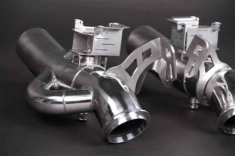 Capristo 02MA09203014 Maserati MC20 Exhaust System with Wicrom Black Chrome End Pipes 