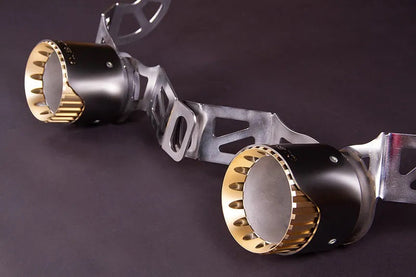 Capristo 02MA09203014 Maserati MC20 Exhaust System with Wicrom Black Chrome End Pipes 