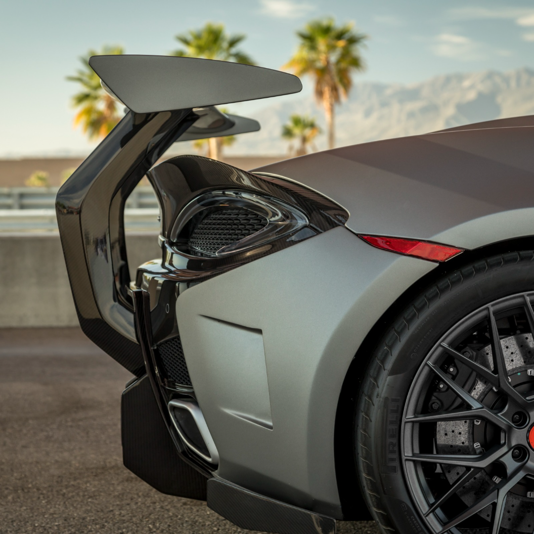 Vorsteiner MVR1370 Mclaren 570S VX Aero Wing Blade Carbon Fiber w/ Carbon Fiber Uprights Supercar Parts UK