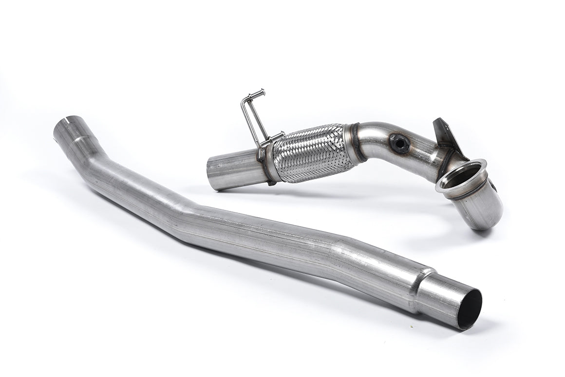 MillTek Volkswagen Golf MK7 R Estate / Variant 2.0 TSI 300PS Large-bore Downpipe and De-cat (Race/Track Only) - Supercar Parts UK