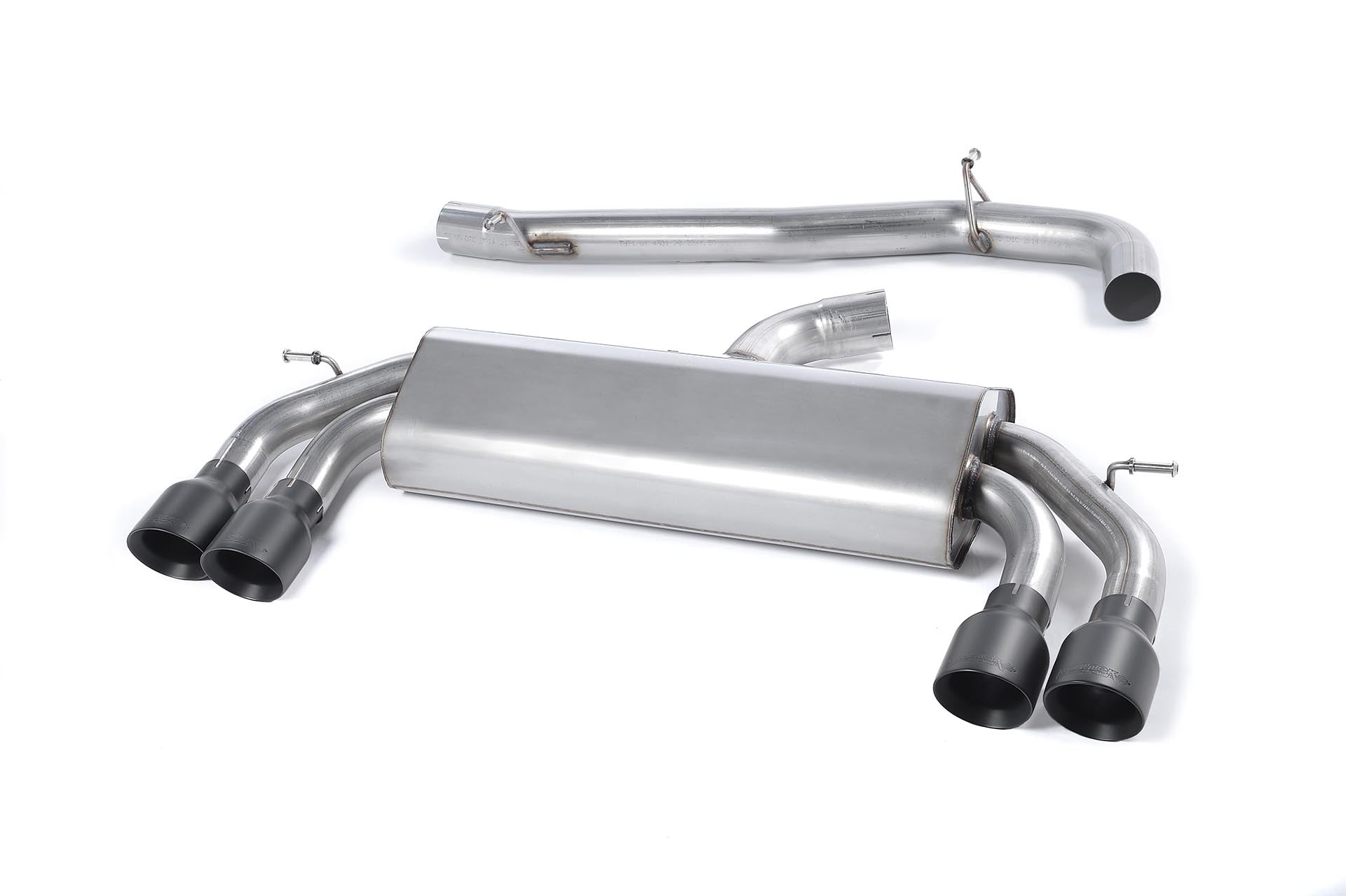 MillTek Volkswagen Golf MK7 R 2.0 TSI 300PS Cat-Back Exhaust - Supercar Parts UK