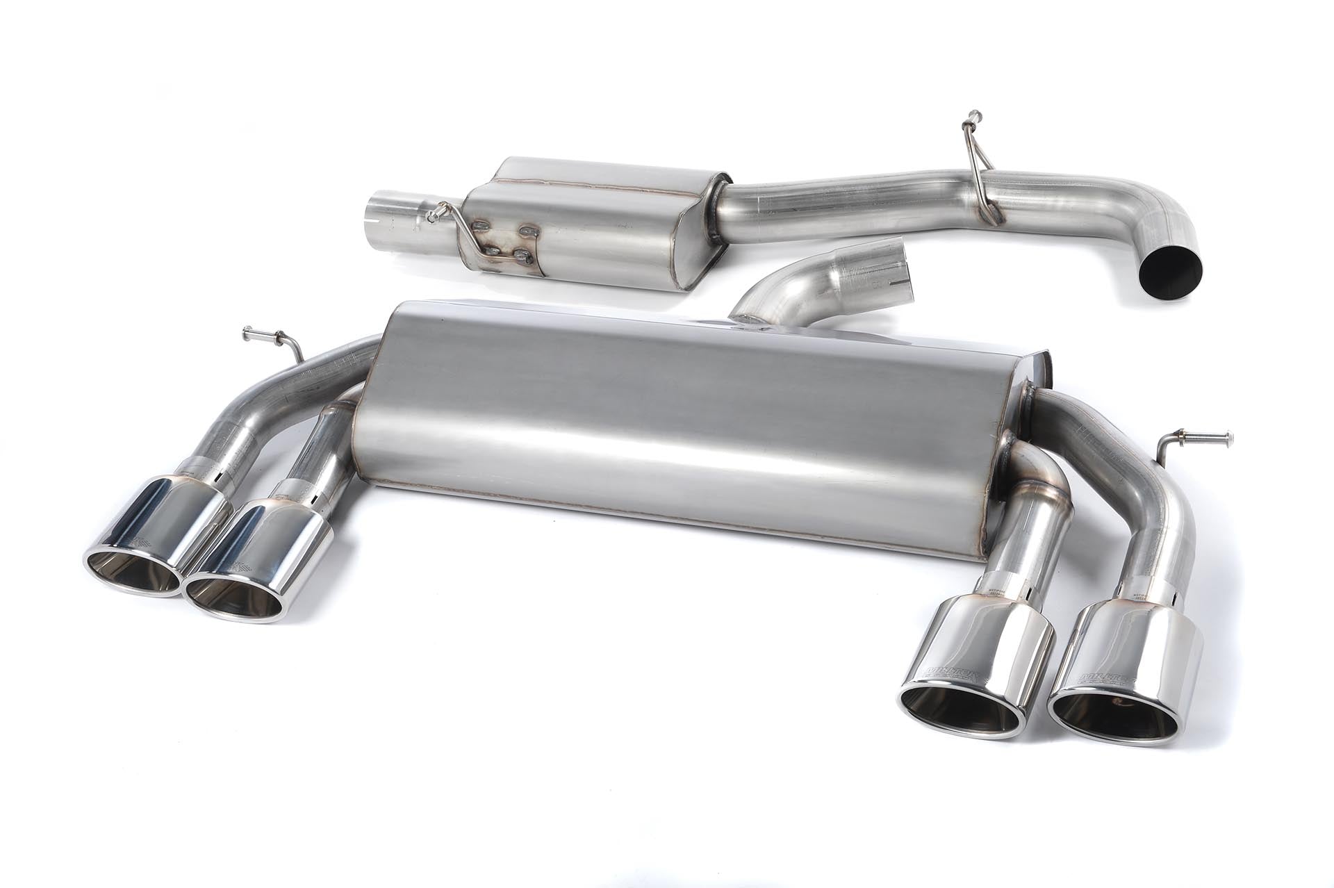 MillTek Volkswagen Golf MK7 R 2.0 TSI 300PS Cat-Back Exhaust - Supercar Parts UK
