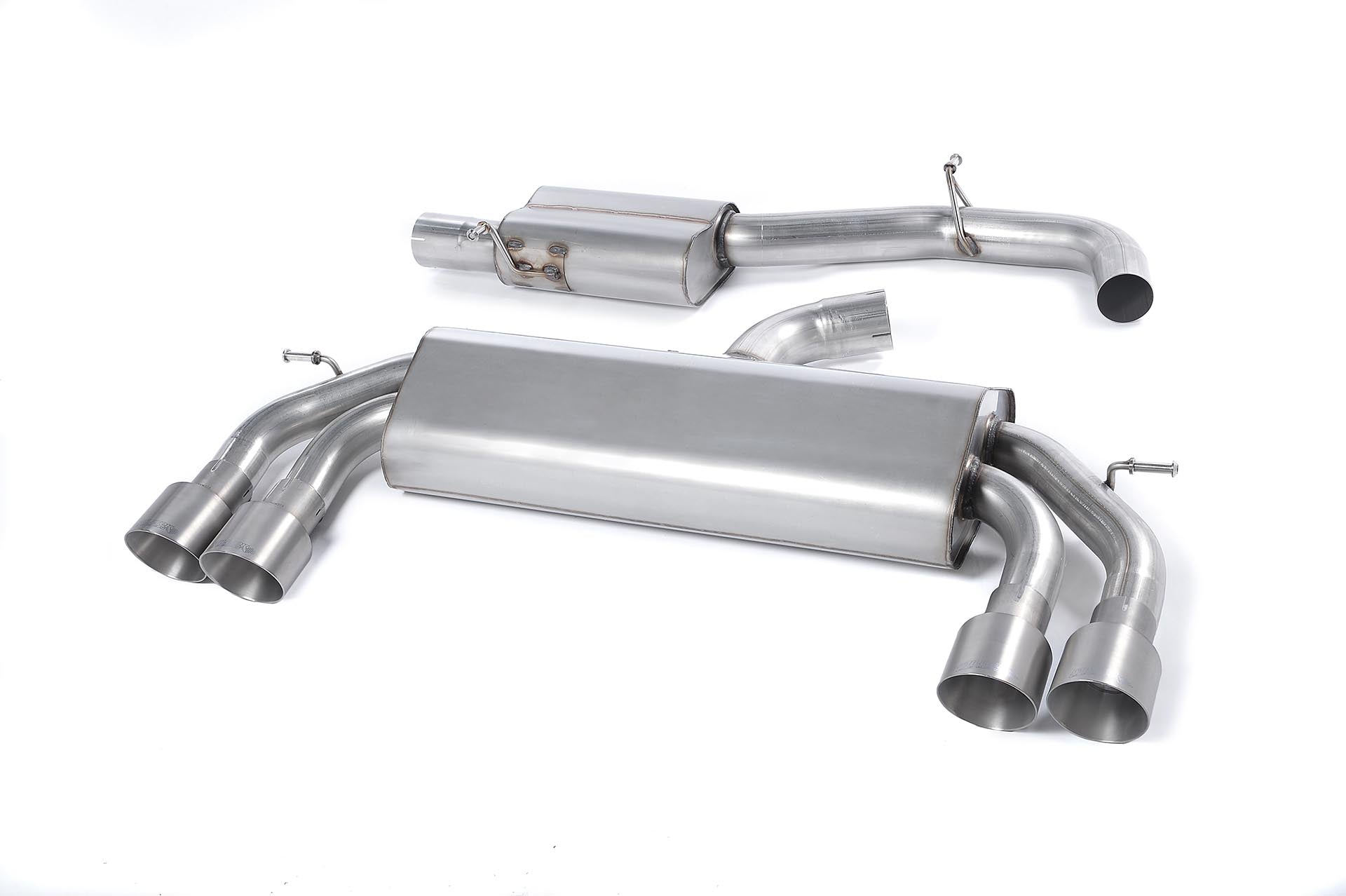 MillTek Volkswagen Golf MK7 R 2.0 TSI 300PS Cat-Back Exhaust - Supercar Parts UK