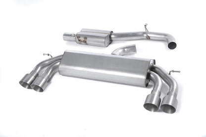 MillTek Volkswagen Golf MK7 R 2.0 TSI 300PS Cat-Back Exhaust - Supercar Parts UK