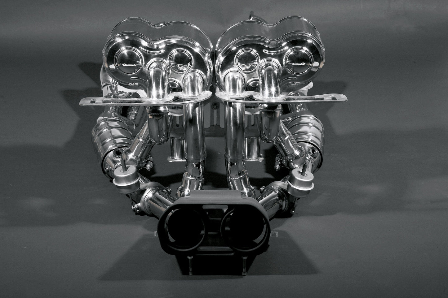 Capristo 02LA01403008 Lamborghini Murcielago LP640 Racing Valved Exhaust with Headers, Sports Cats, and Ceramic Coated Tip 