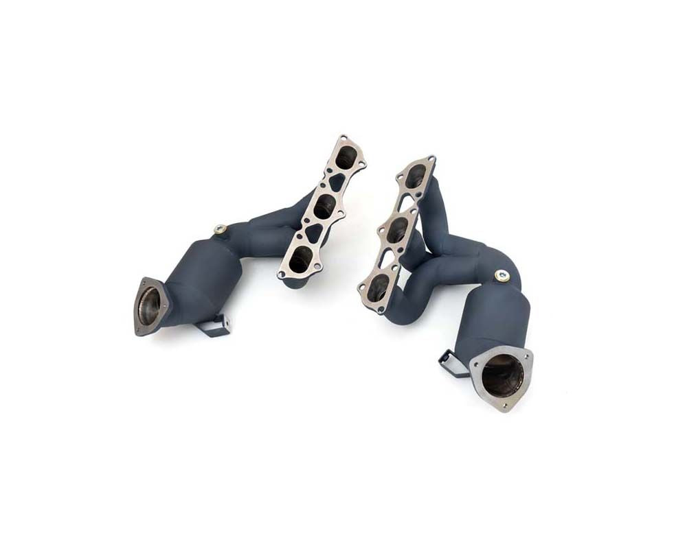 Ceramic Coated Sport Headers with 200 CPSI Catalytic Converter Porsche 718 Cayman GT4 RS Supercar Parts UK Car Parts