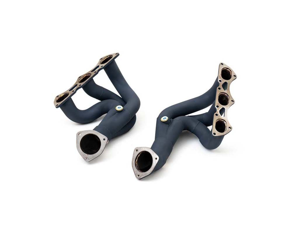 Ceramic Coated High-Flow Race Headers with Cat-Simulators Porsche 718 Cayman GT4 RS 718 Spyder RS 4.0L OPF 2022-Present Supercar Parts UK Car Parts