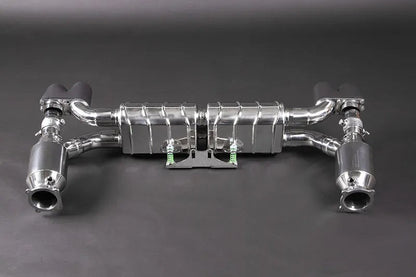 Capristo 02PO01103002 Porsche 997.1 Turbo/S/GT2/2RS Valved Exhaust with 250 Cell Sports Cats (CES3) 