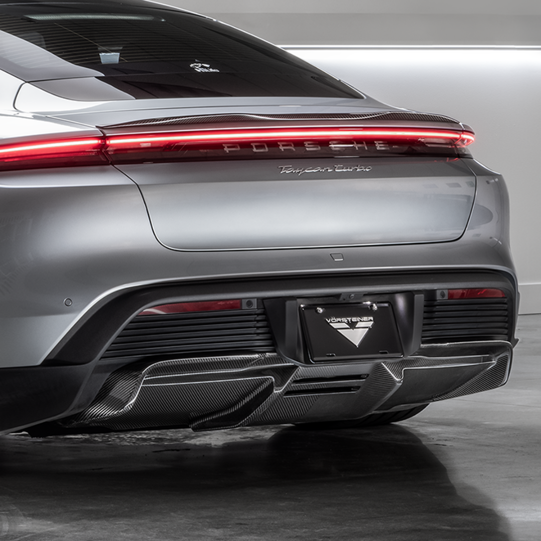 Vorsteiner POV3050 Porsche Taycan Turbo/Turbo S Rear Diffuser Supercar Parts UK