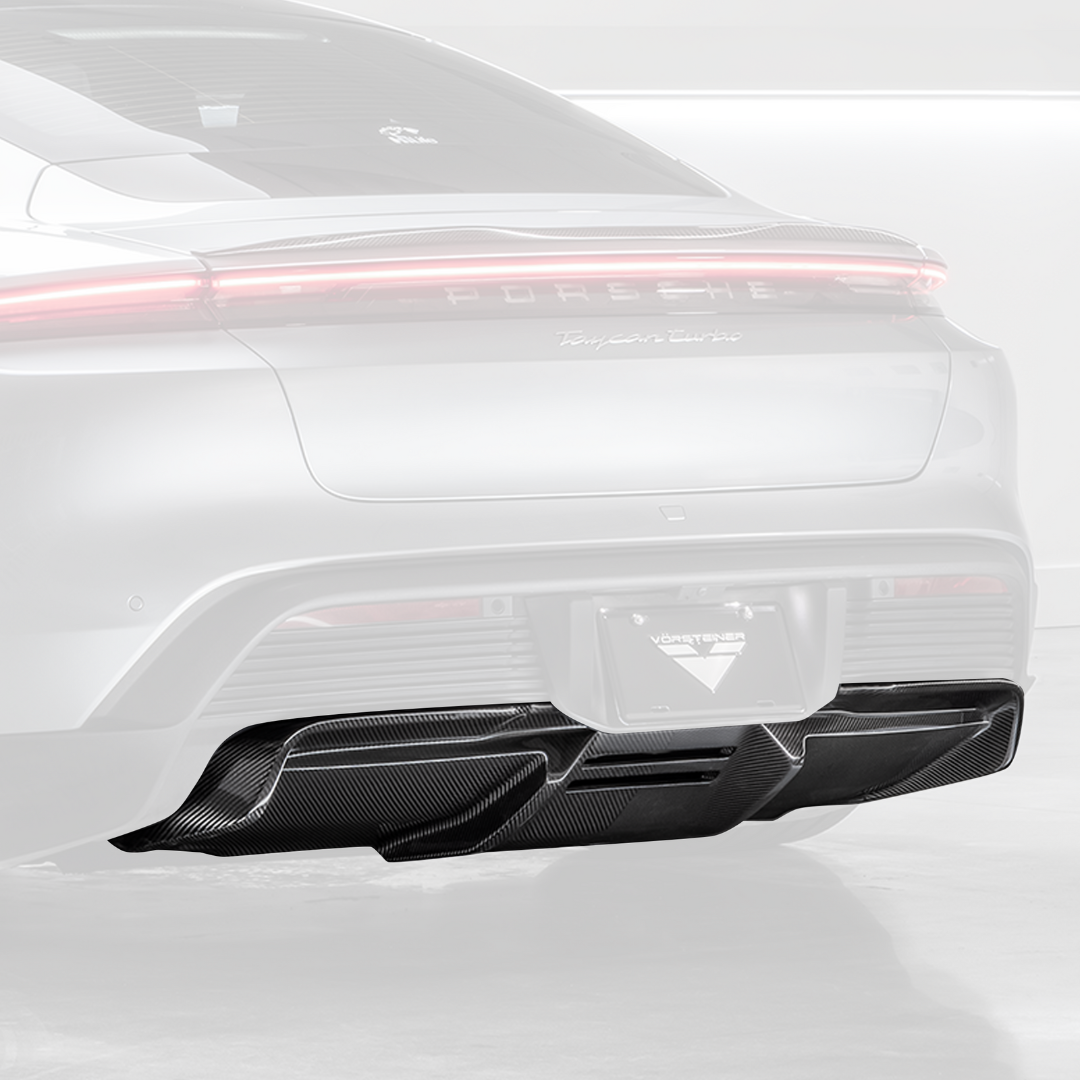 Vorsteiner POV3050 Porsche Taycan Turbo/Turbo S Rear Diffuser Supercar Parts UK