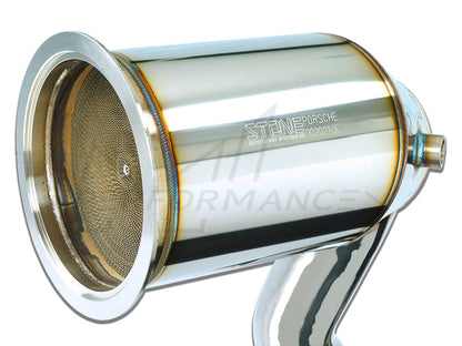 Stone Exhaust Porsche E3 Cayenne 3.0T Eddy Catalytic Downpipe