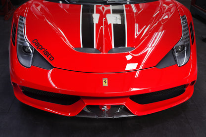 Capristo 03FE00410012LG Ferrari 458 Speciale Carbon Front Spoiler 