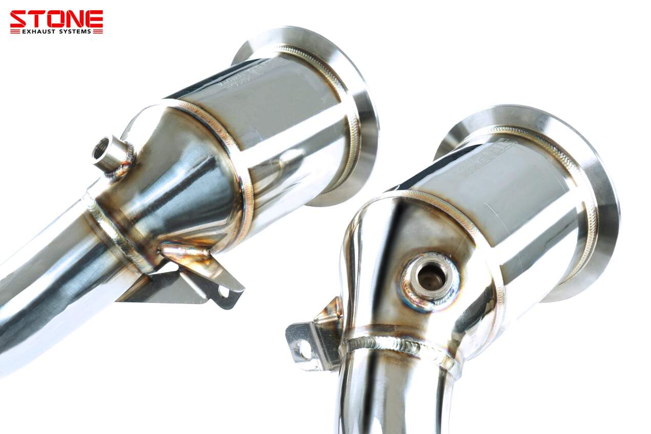 Stone Exhaust Porsche 971 Panamera 4S (2.9T / 440ps) Eddy Catalytic Downpipe