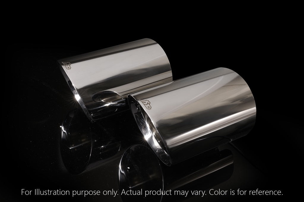 Dual Tips in Silver for Ferrari 458 Speciale - Race Version (2014+) Supercar Parts UK Car Parts