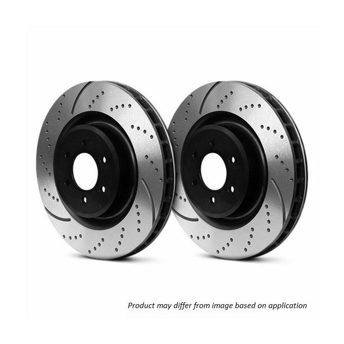 EBC GD7417 GD Dimpled &amp Slotted Brake Discs Rear
